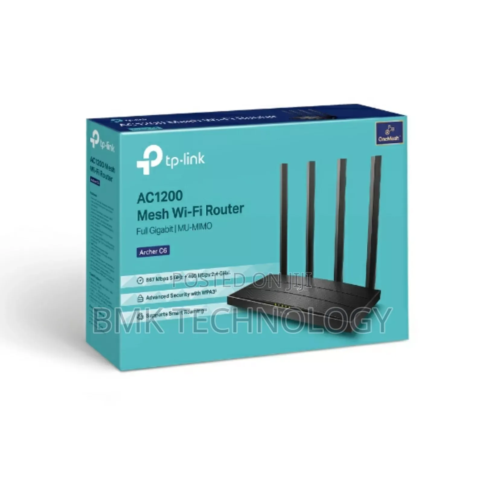 Tp-Link Archer C6 Ac1200 Dual-Band Gigabit Wi-Fi Router