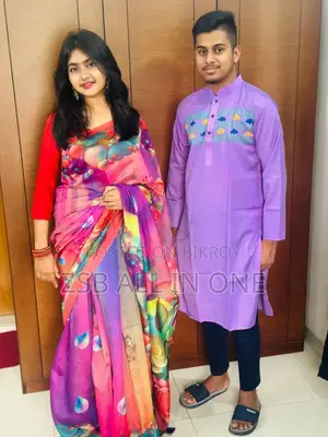 Shareepanjabi Couple With Blouse Piece