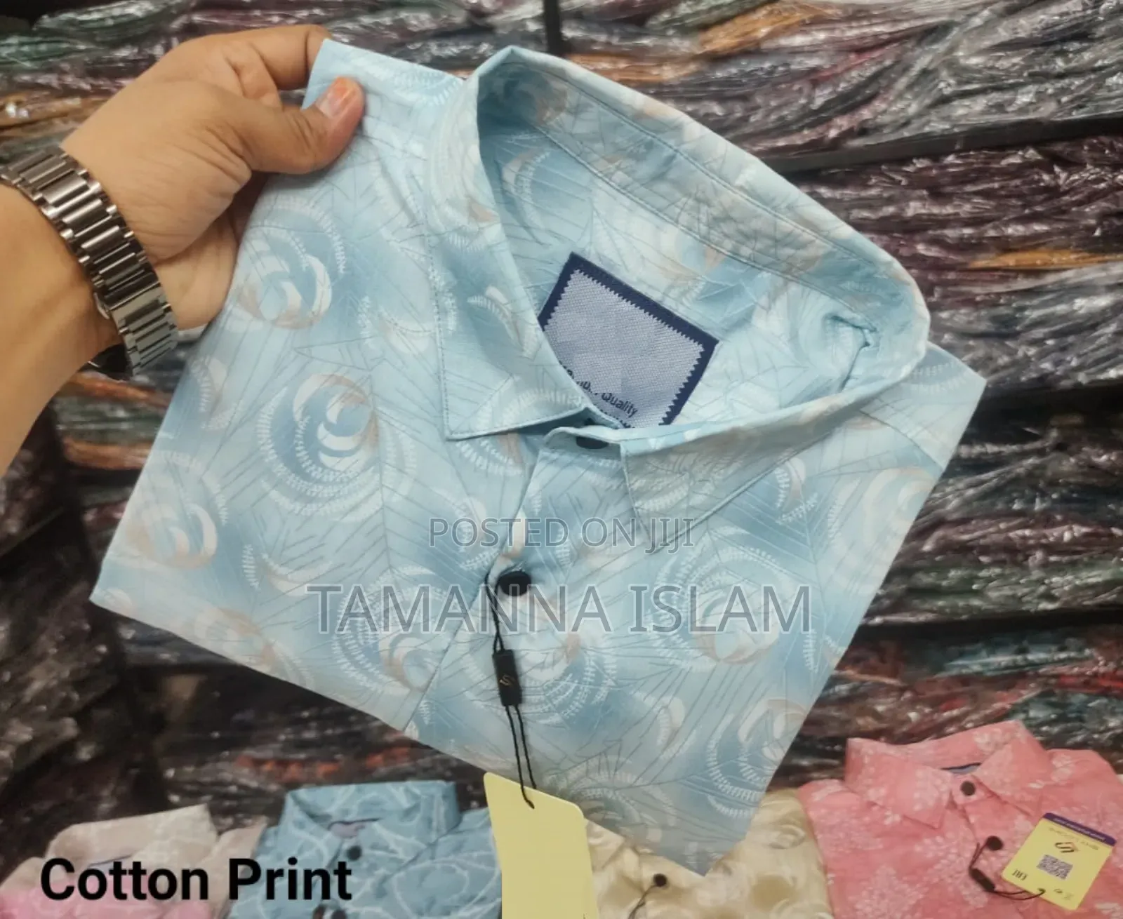 Pure Cotton Full Sleeve Print Shirt