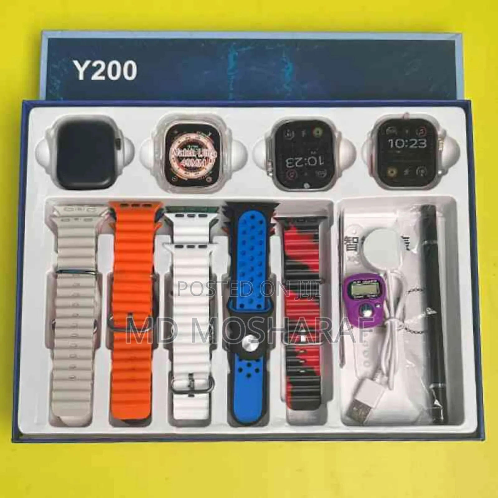 Y200 Smartwatch Combo Pack (3 Smart Watch) 100% Original