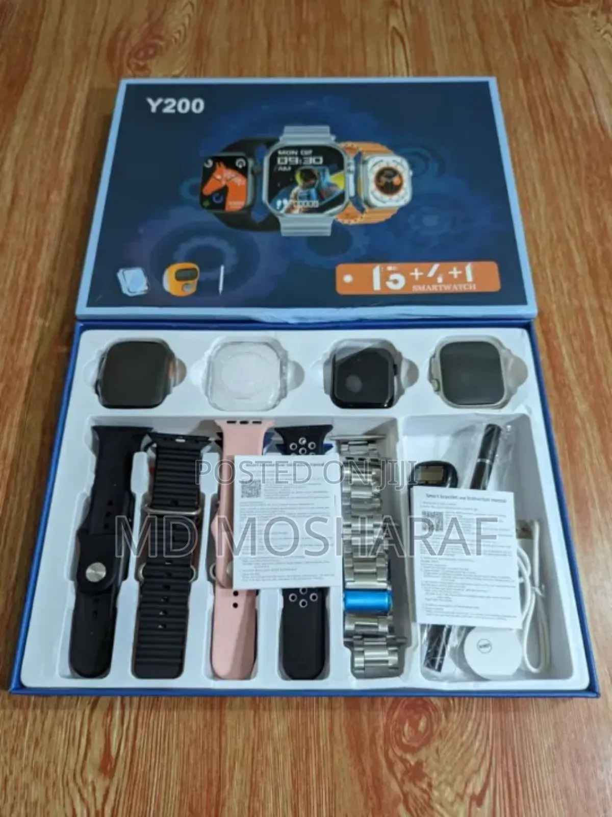 Y200 Smartwatch Combo Pack (3 Smart Watch) 100% Original