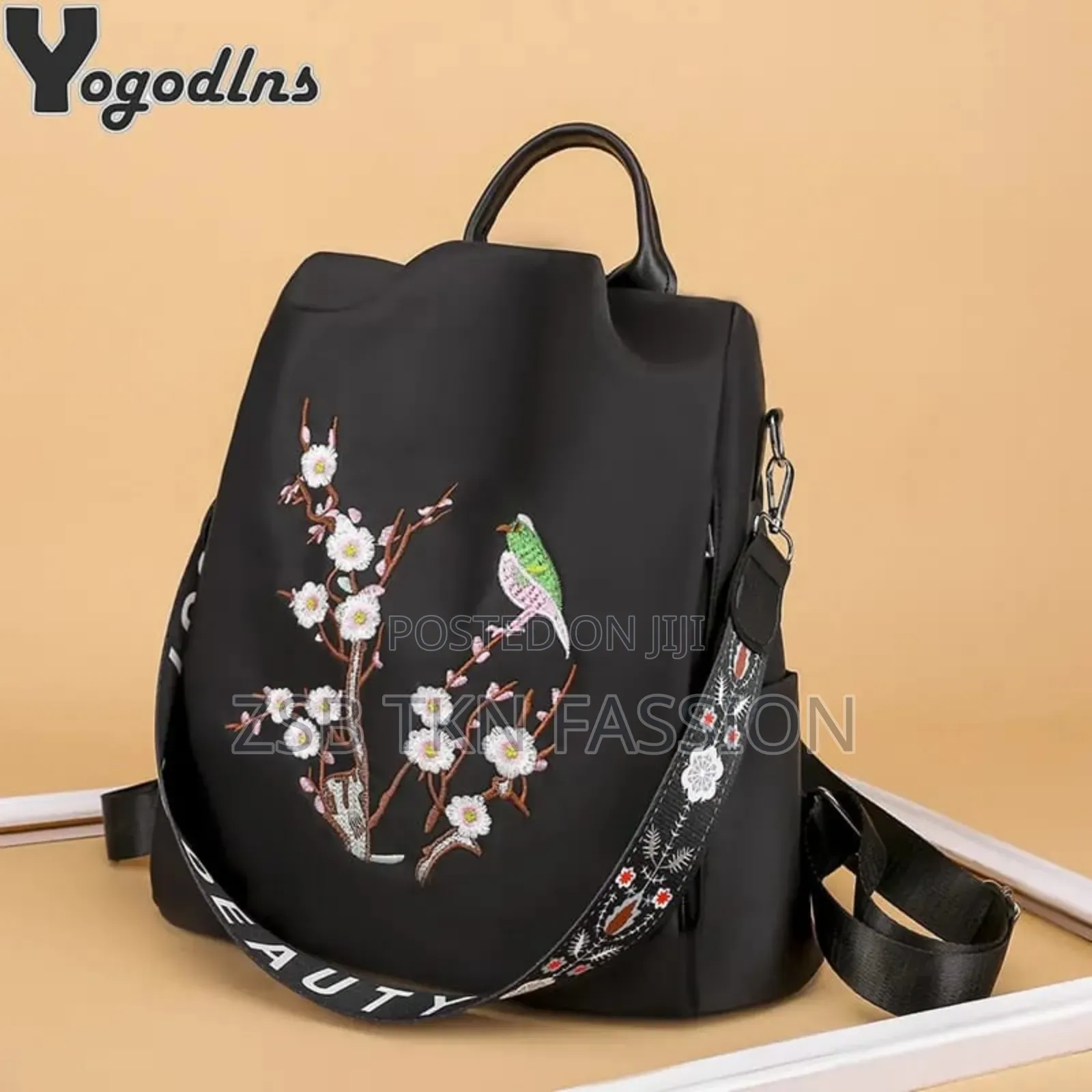 Waterproof Embroidery Designer Fashion Bag.