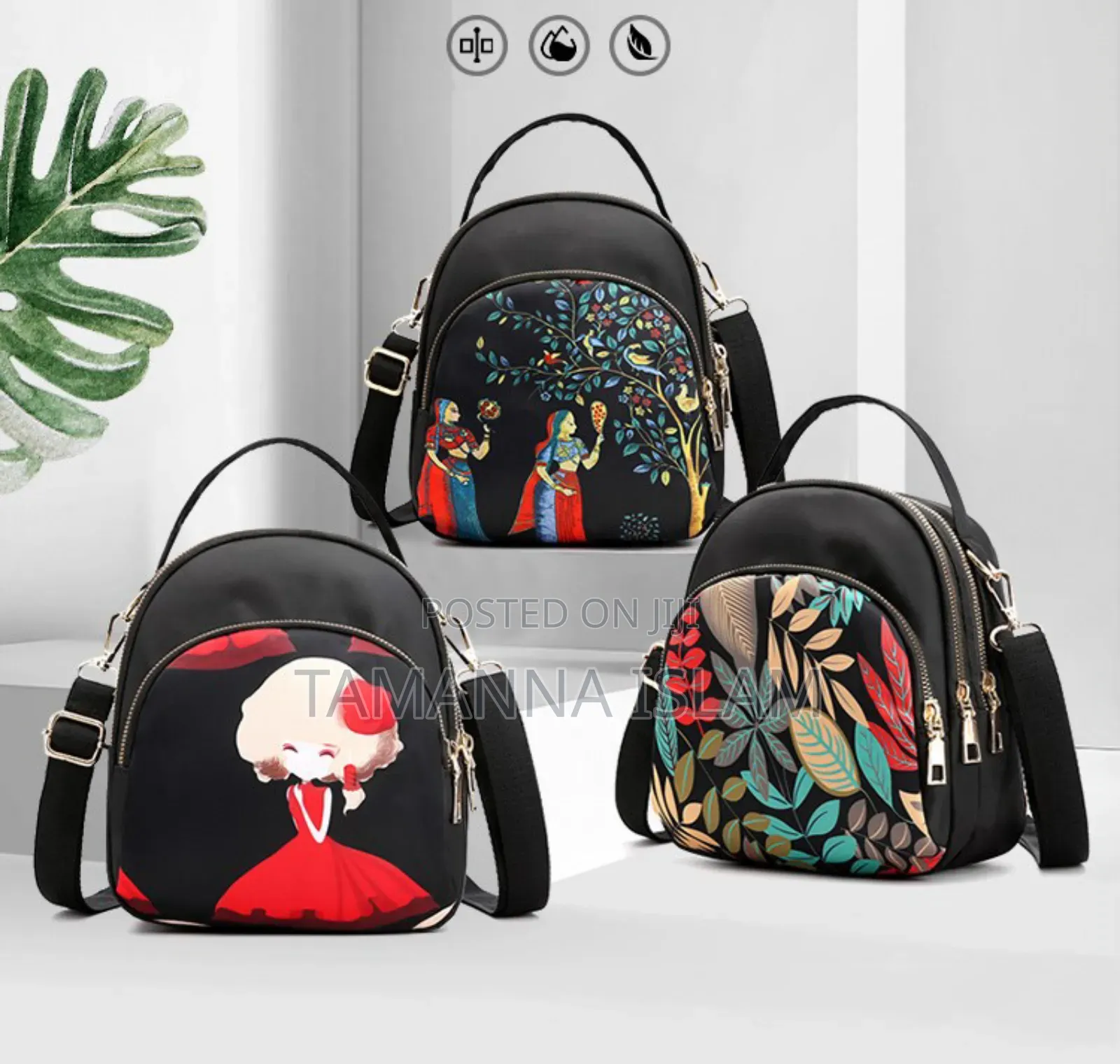 Trendy New Nylon Backpack for Women