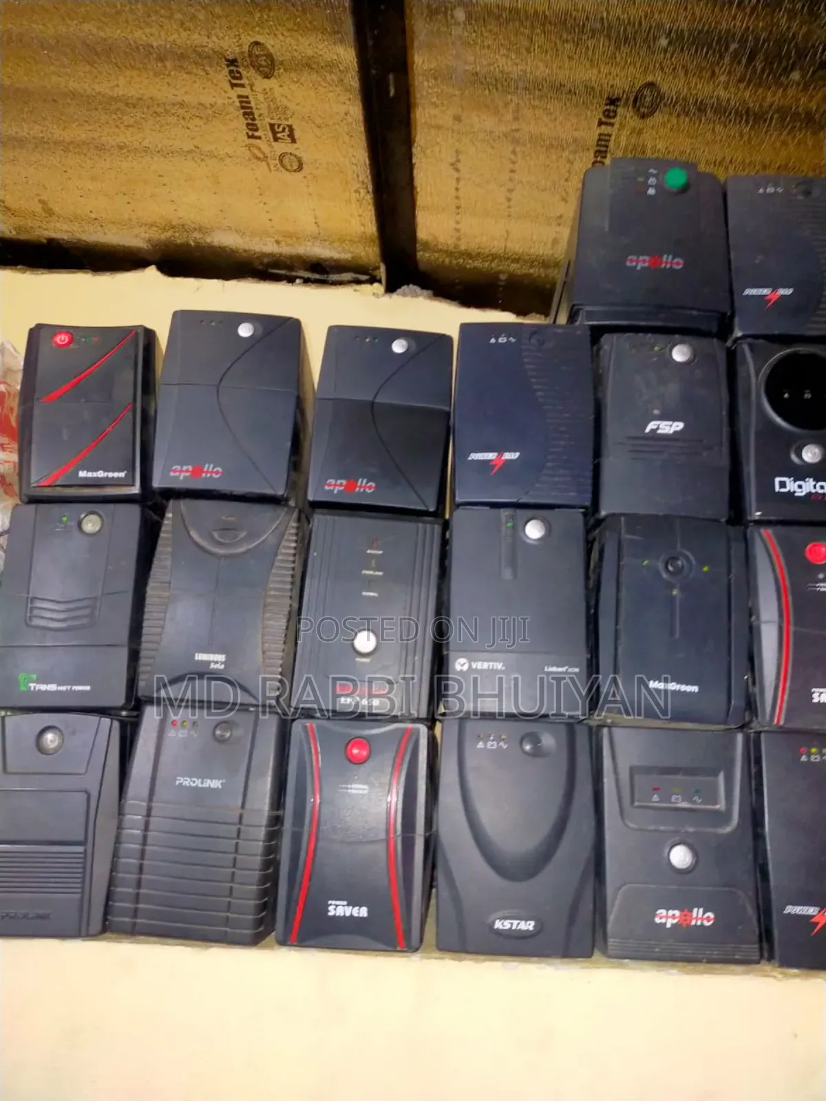 Ups for Computer 12volt 220 Volt Ac 650 Va 300/360 Watt