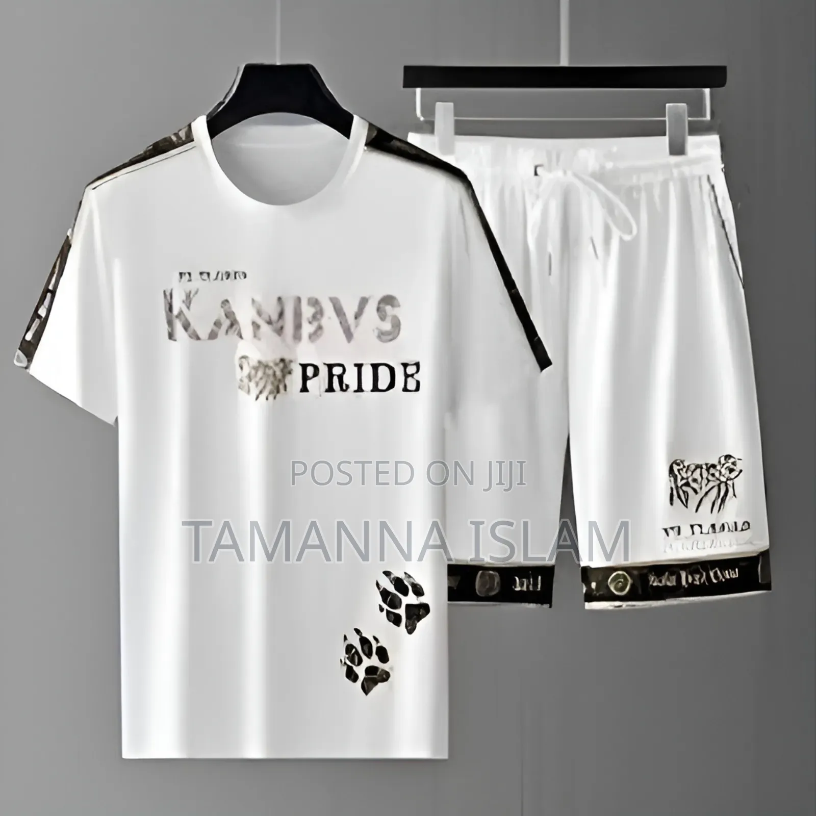 Combo Half T-Shirt and 3 Quarter Pants for Man