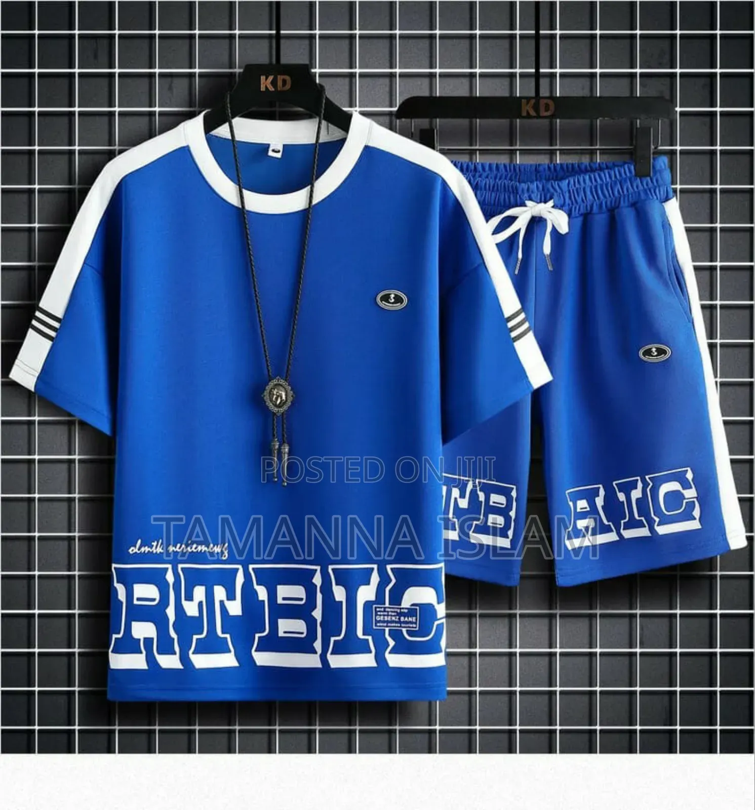 Combo Half T-Shirt and 3 Quarter Pants for Man