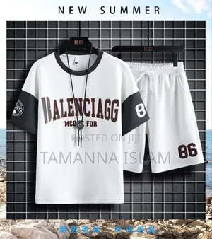 Combo Half T-Shirt and 3 Quarter Pants for Man