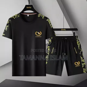 Combo Half T-Shirt and 3 Quarter Pants for Man