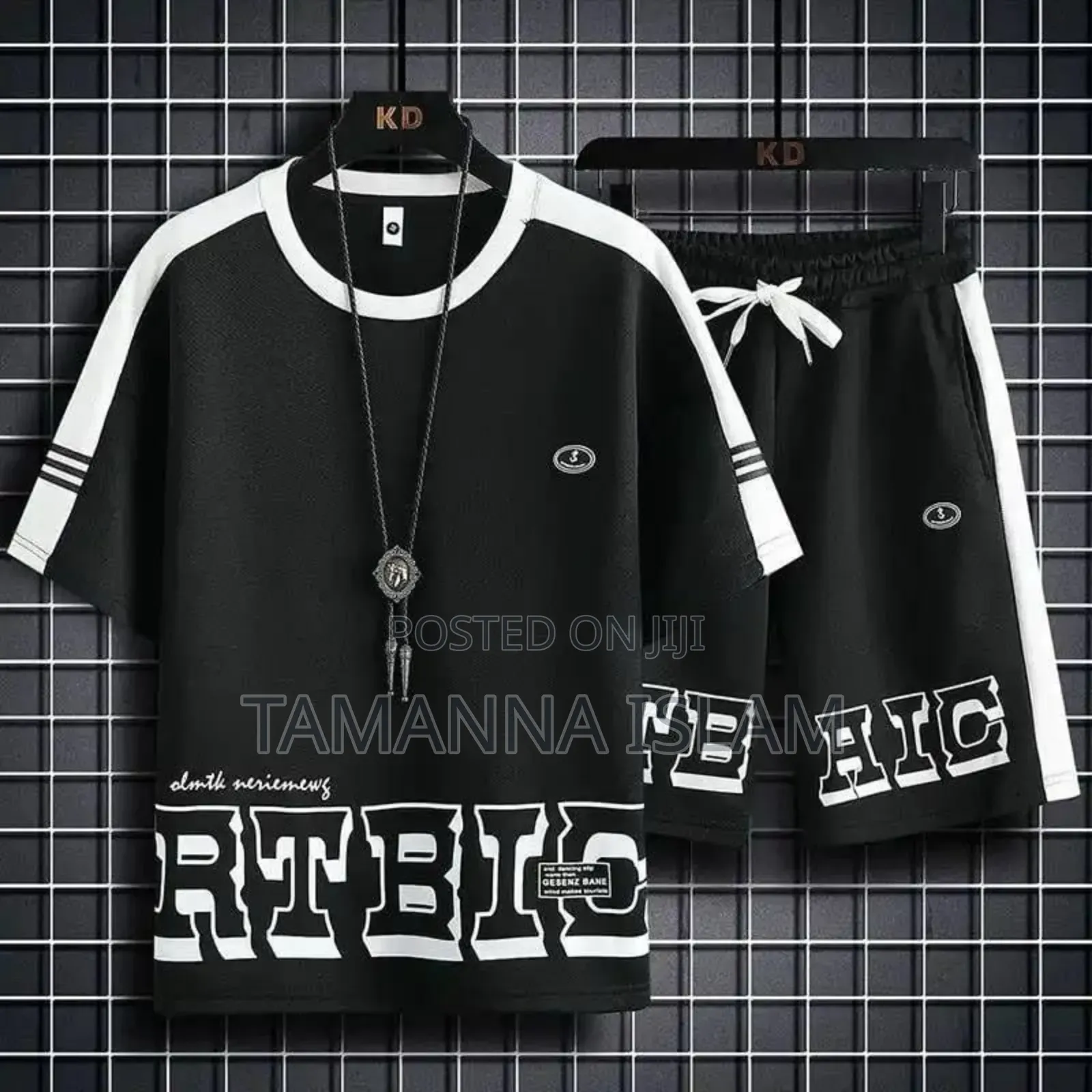 Combo Half T-Shirt and 3 Quarter Pants for Man