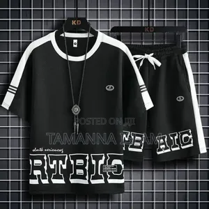 Combo Half T-Shirt and 3 Quarter Pants for Man