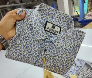 Photo - Burberry Full Sleeve Cotton Print Shirt