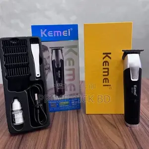 Kemei Km431 Rechargeable LCD Screen Professional Hairtrimmer