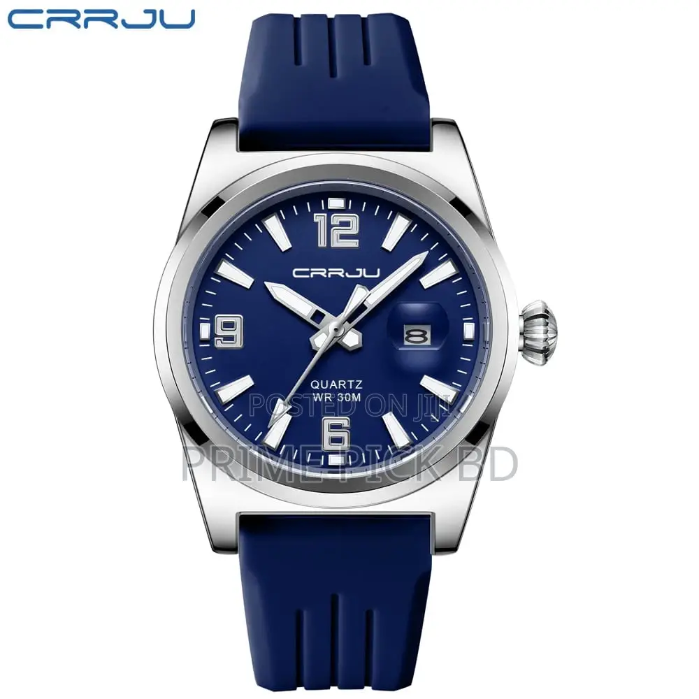 Crrju 2025 Men's Waterproof Sports Watch –Stylish Durable