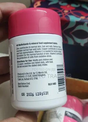 Skin Hair Nail 40 Tablets Multivitamin New Formula