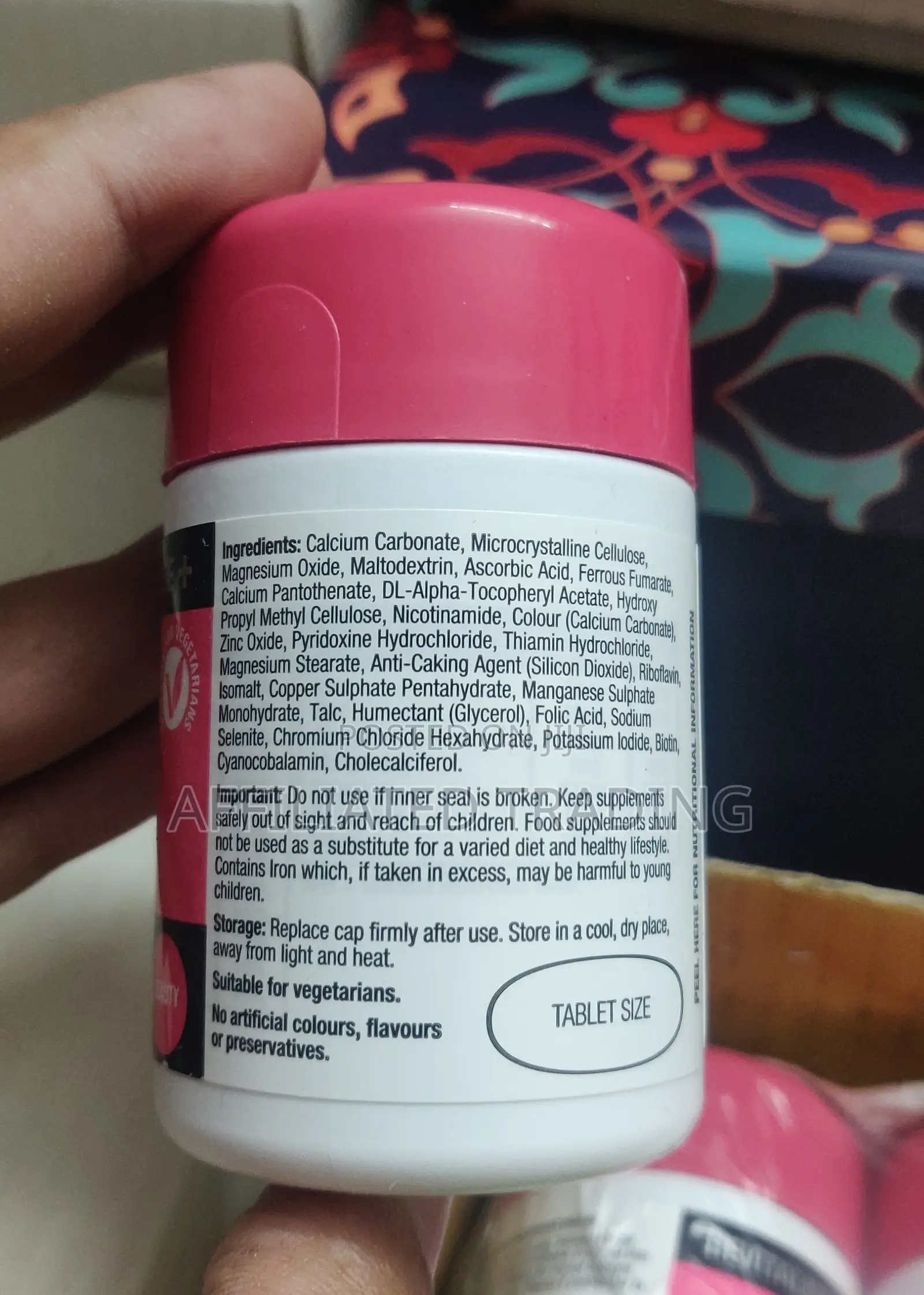 Skin Hair Nail 40 Tablets Multivitamin New Formula