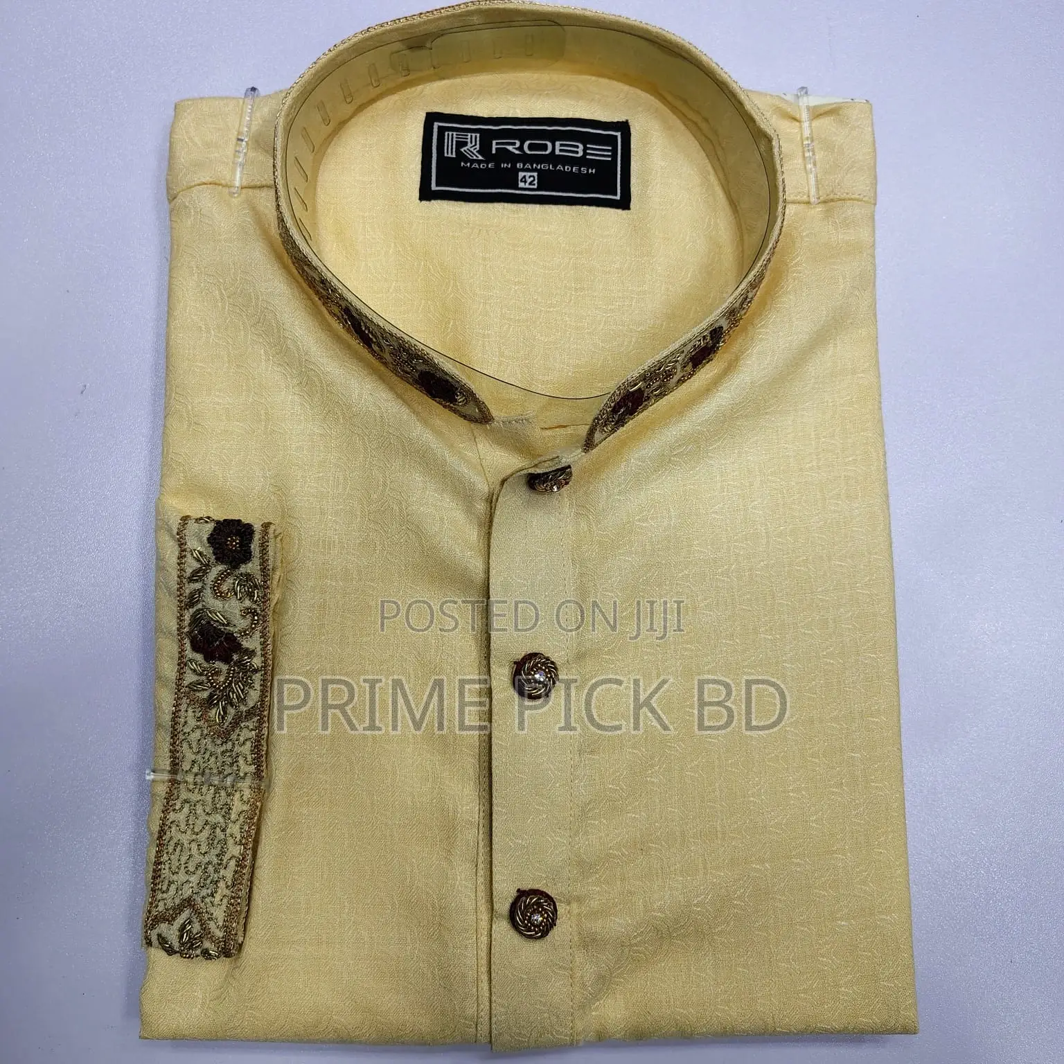 Indian Cotton Gorgeous Karchupi Panjabi