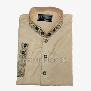 Indian Cotton Gorgeous Karchupi Panjabi