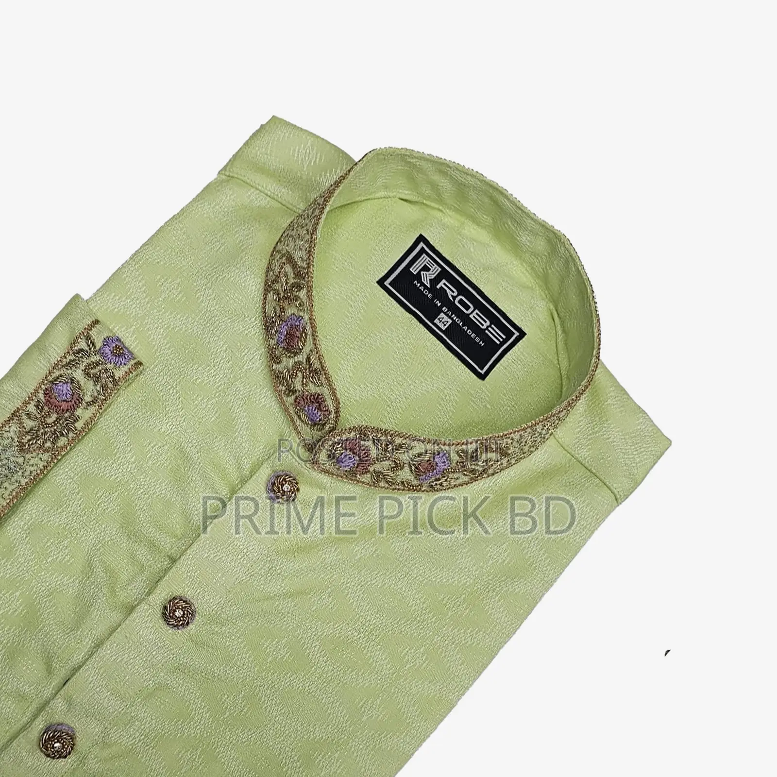 Indian Cotton Gorgeous Karchupi Panjabi