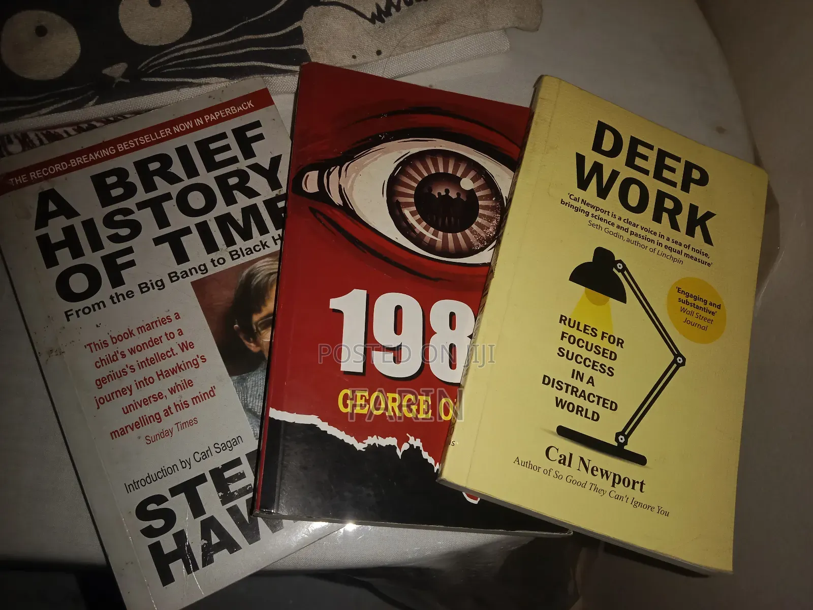 1984, Deep Work, the Brief History of Time