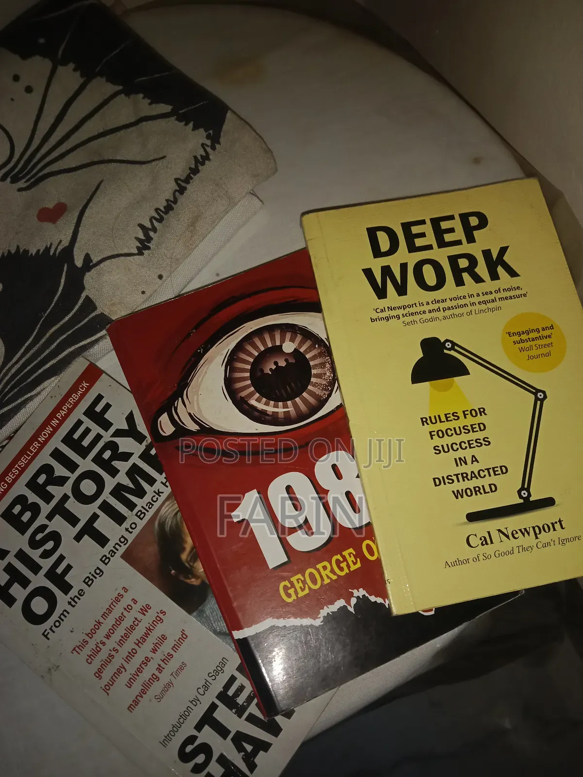 1984, Deep Work, the Brief History of Time