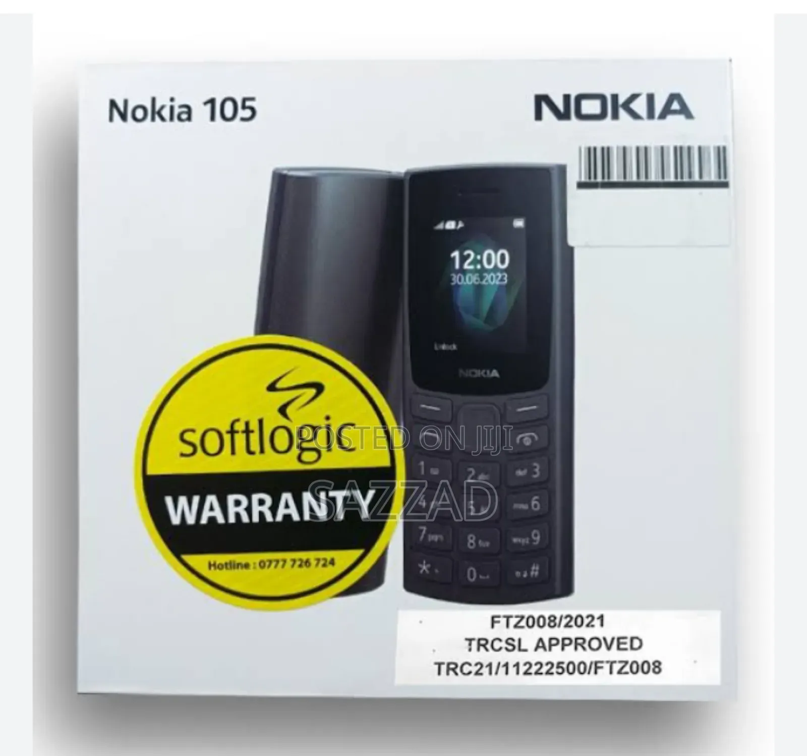 New Nokia 105 Black