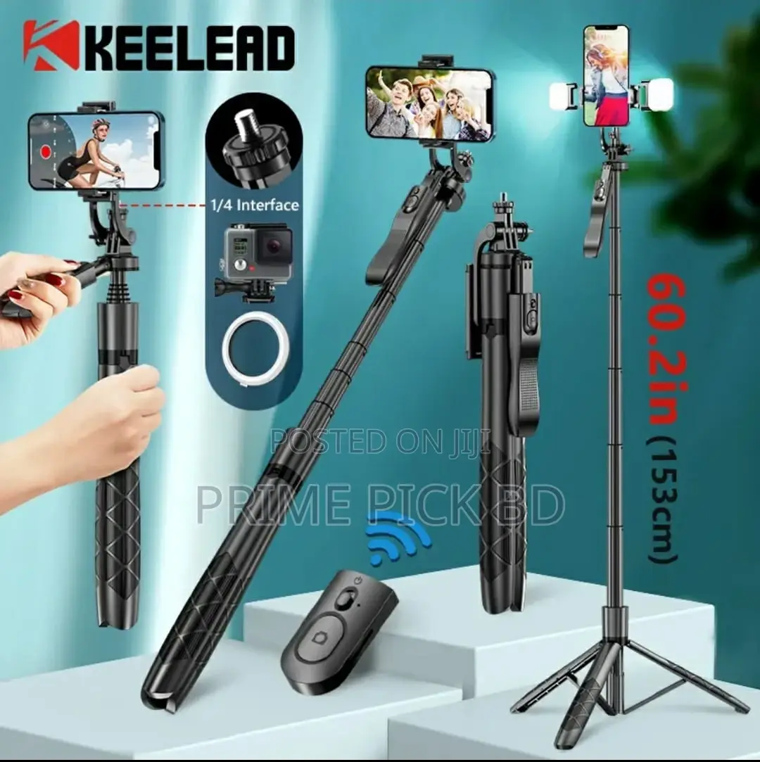 Premium Handheld Stabilizing Selfie Stick Tripod – 5ft