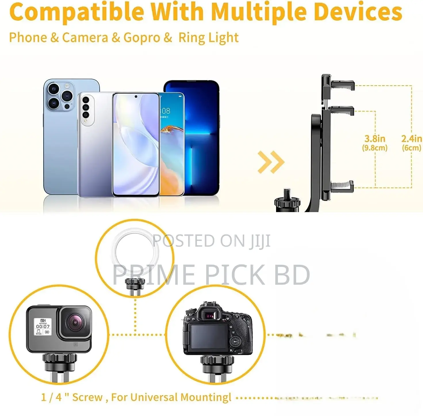 Premium Handheld Stabilizing Selfie Stick Tripod – 5ft