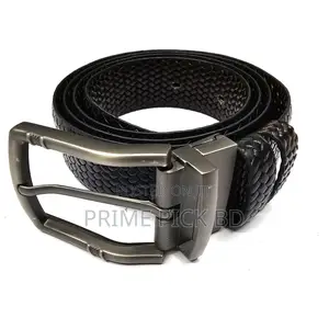 Black Leather Belt for Men – Elegant Durable