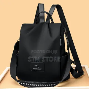 New Texture Oxford Cloth Women’S Backpack(Black)