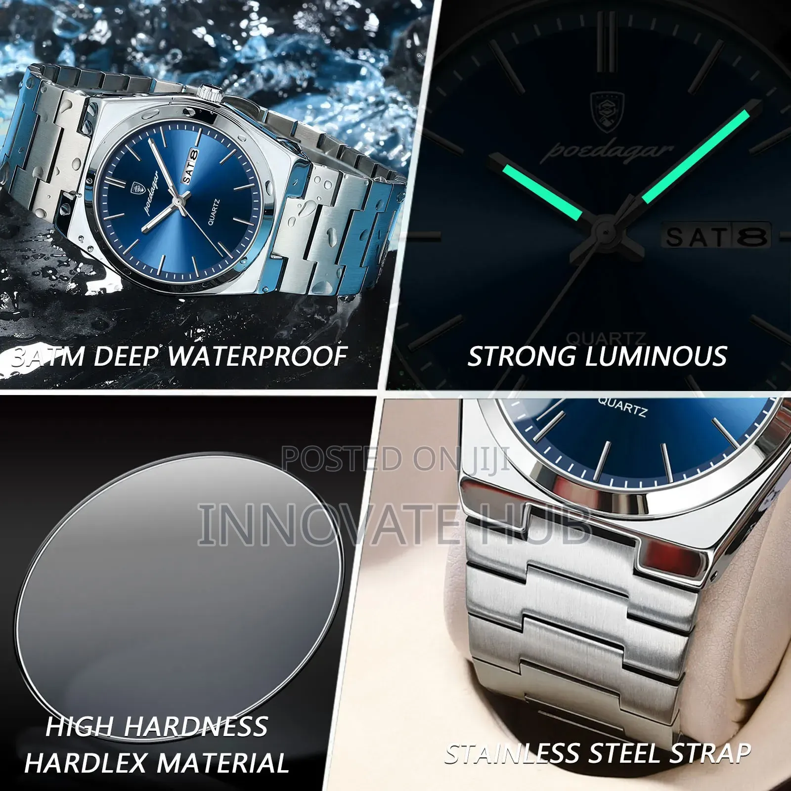 Poedagar 930 Men's Luxury Quartz Watch