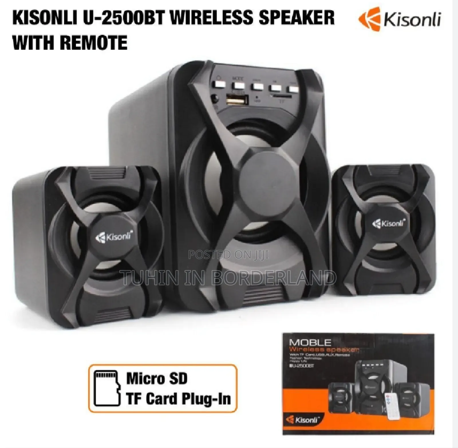 Kisonl U2500bt Mini Speaker With Remote Control
