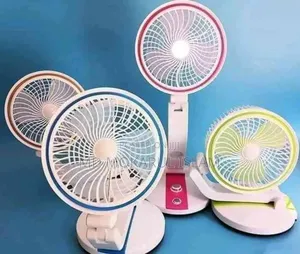Lr Fan (Adjustable Rechargeable Folding Fan With Led Light)