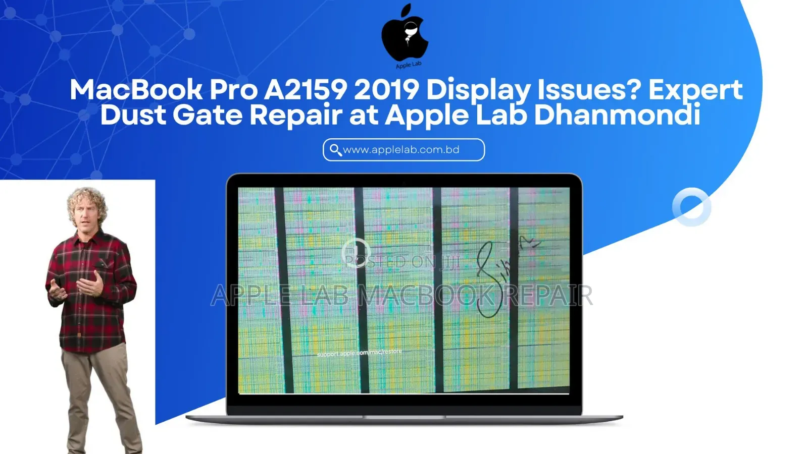 Macbook Pro A2159 Display Issues? Expert Dust Gate Repair