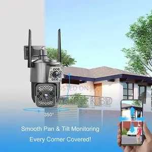 Speed-X Ip Camera – Wireless 2mp + 2mp Hd Dual Lens CCTV