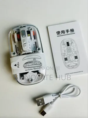 Gearup Wm30 Transparent 2.4g + Bluetooth Magnetic Mouse