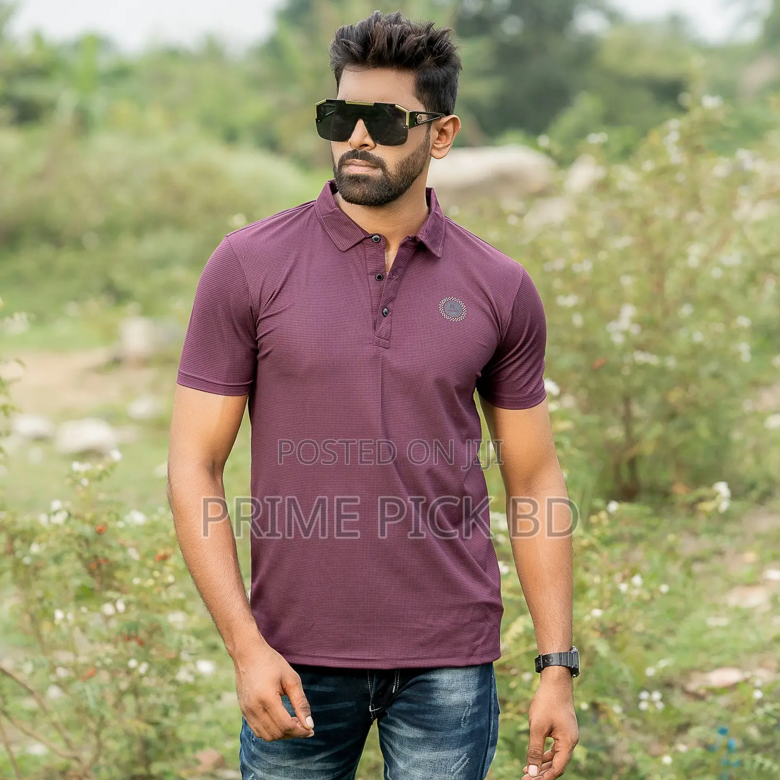 Premium Half Sleeve Men's Polo Shirt - Stretch Fabric M-XXL