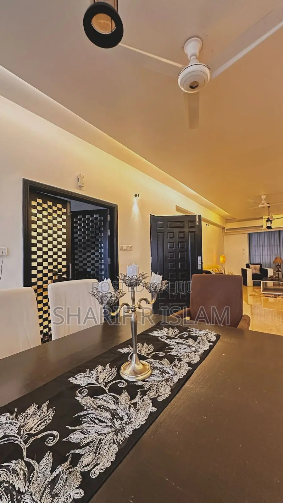 Furnished 4bdrm Apartment in Sharif Properties, Gulshan for rent