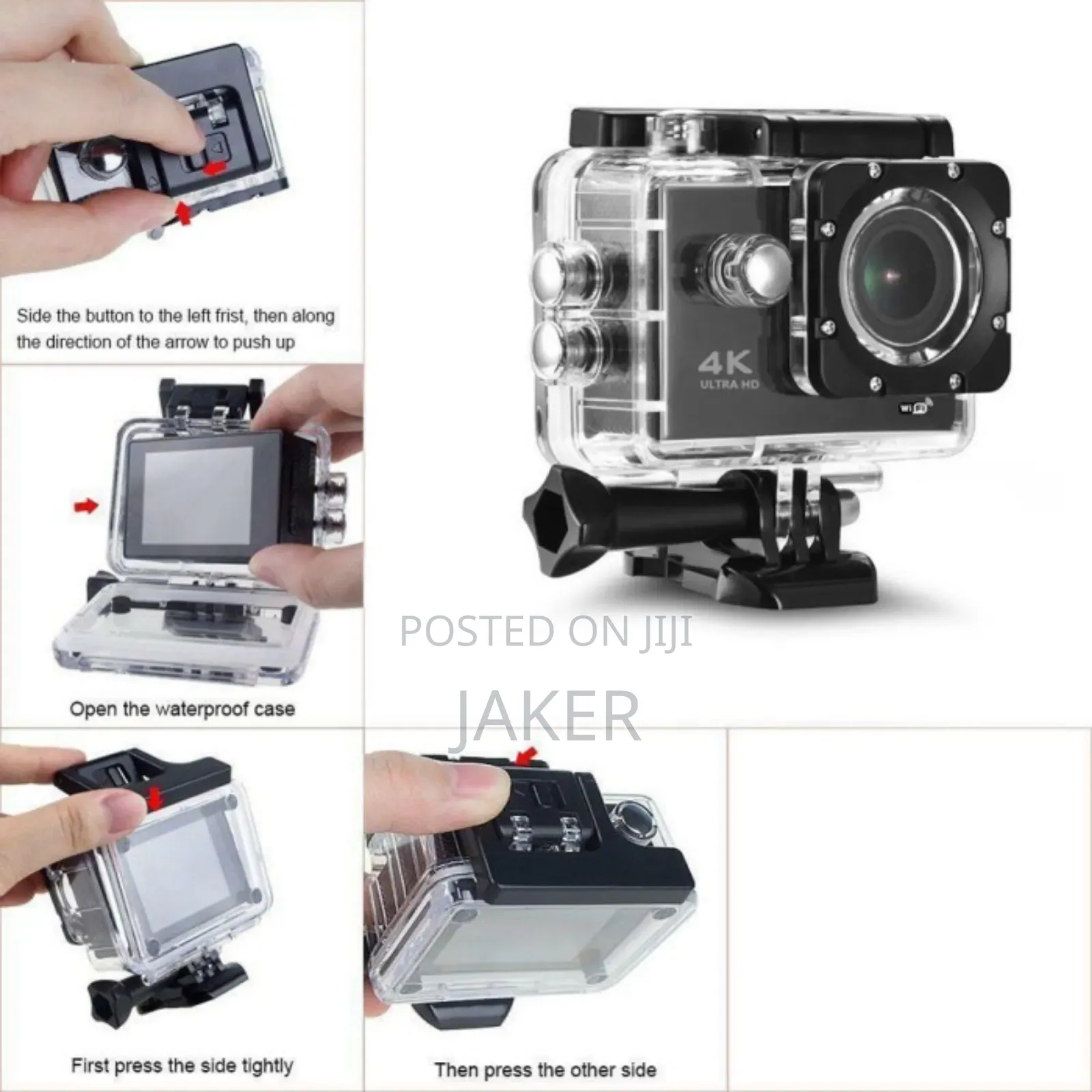  Sports Ultra Hd Dv 30m Water Resistant Action Camera
