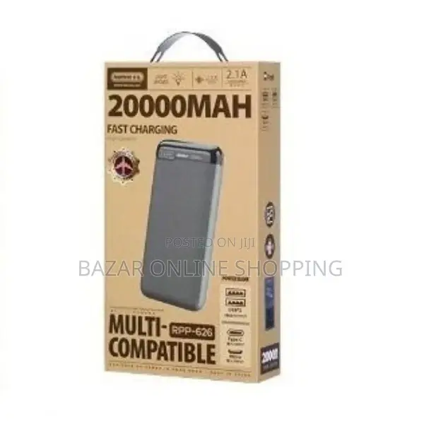 Remax RPP-626 20000mah 2.1a Fast Charging Power Bank