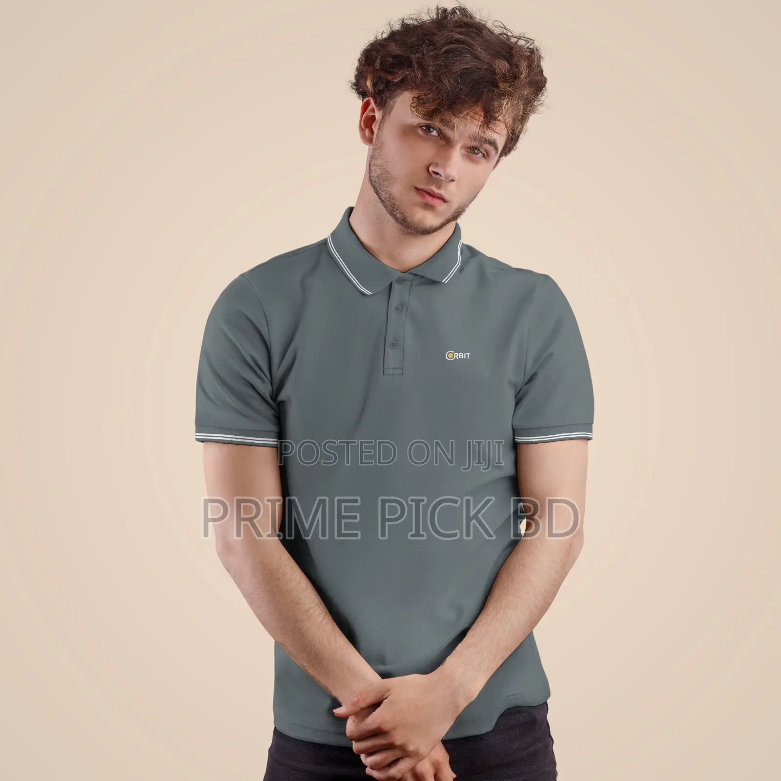 Men's Cotton Polo Shirt (100 Washes – Color Guaranteed!)