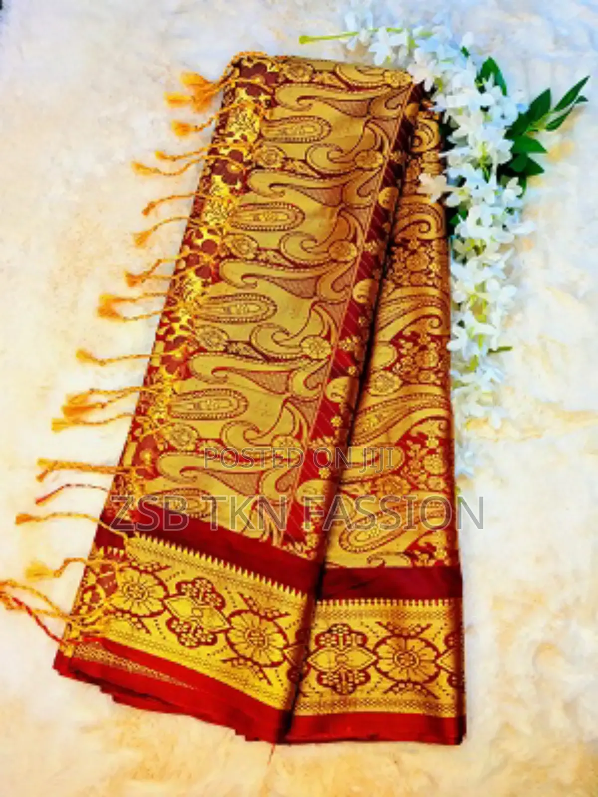 Original Sirajganj Silk Katan Saree Made by Weavers