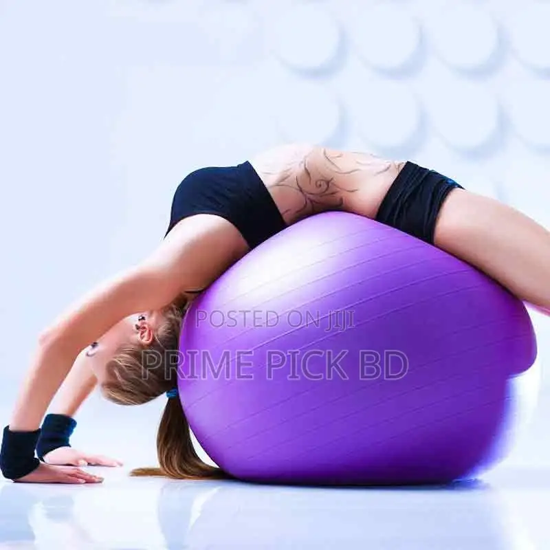 Fitness Gym Ball 70cm With Pump – Antiburst Yoga Therapy