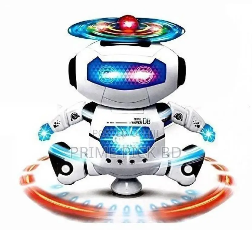 Electronic Toy for Kids – 360° Rotation, Led Lights Music