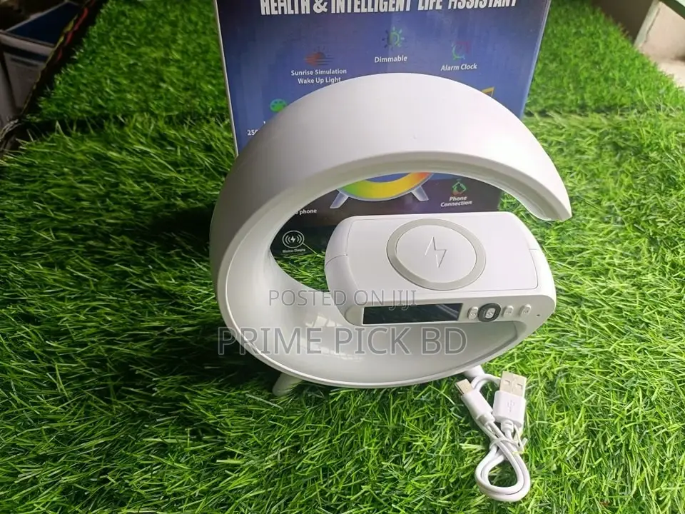 Smart Table Lamp With Wireless Charger | App Control