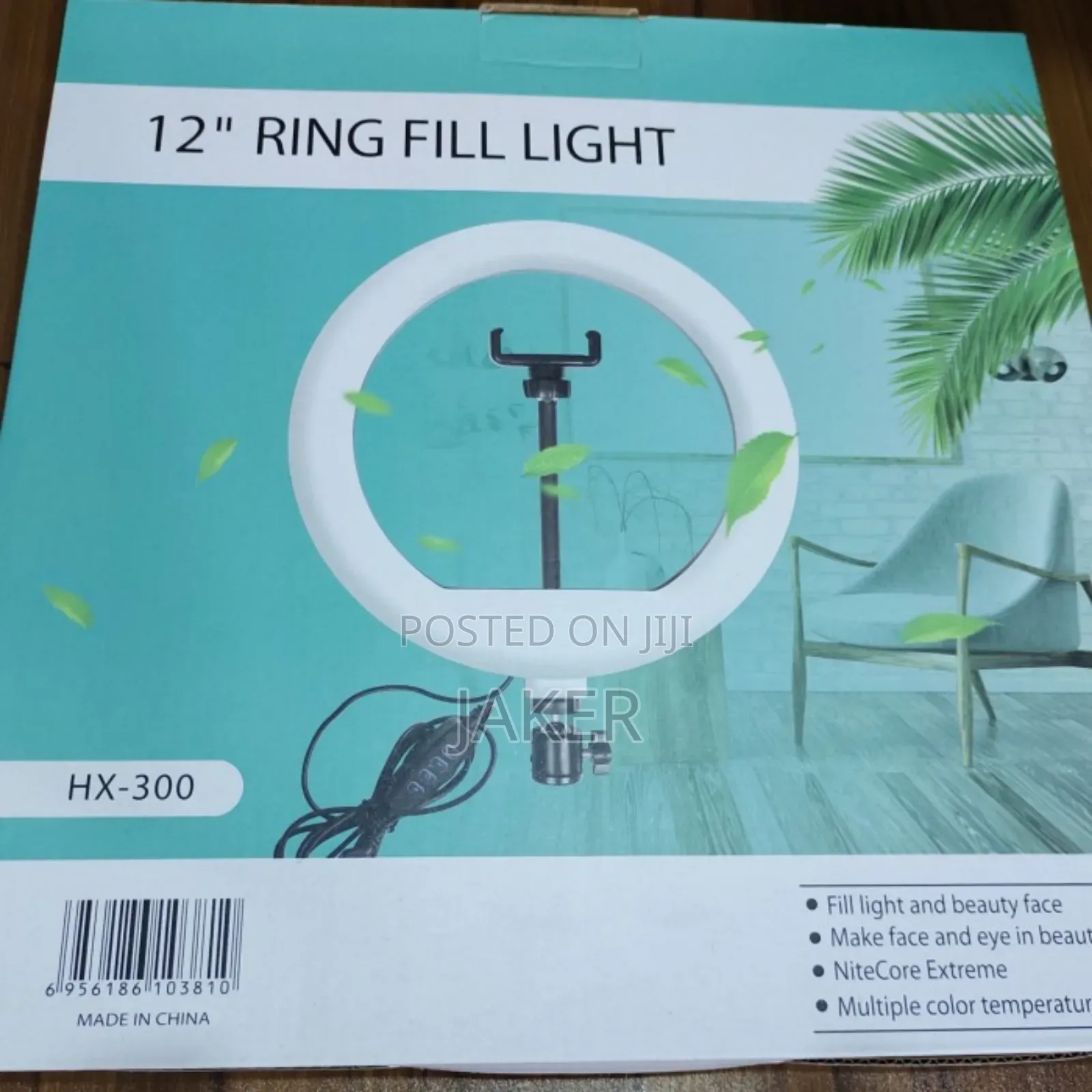 12'' Ring Light Photo Studio Camera, Video Lamp With Tripod