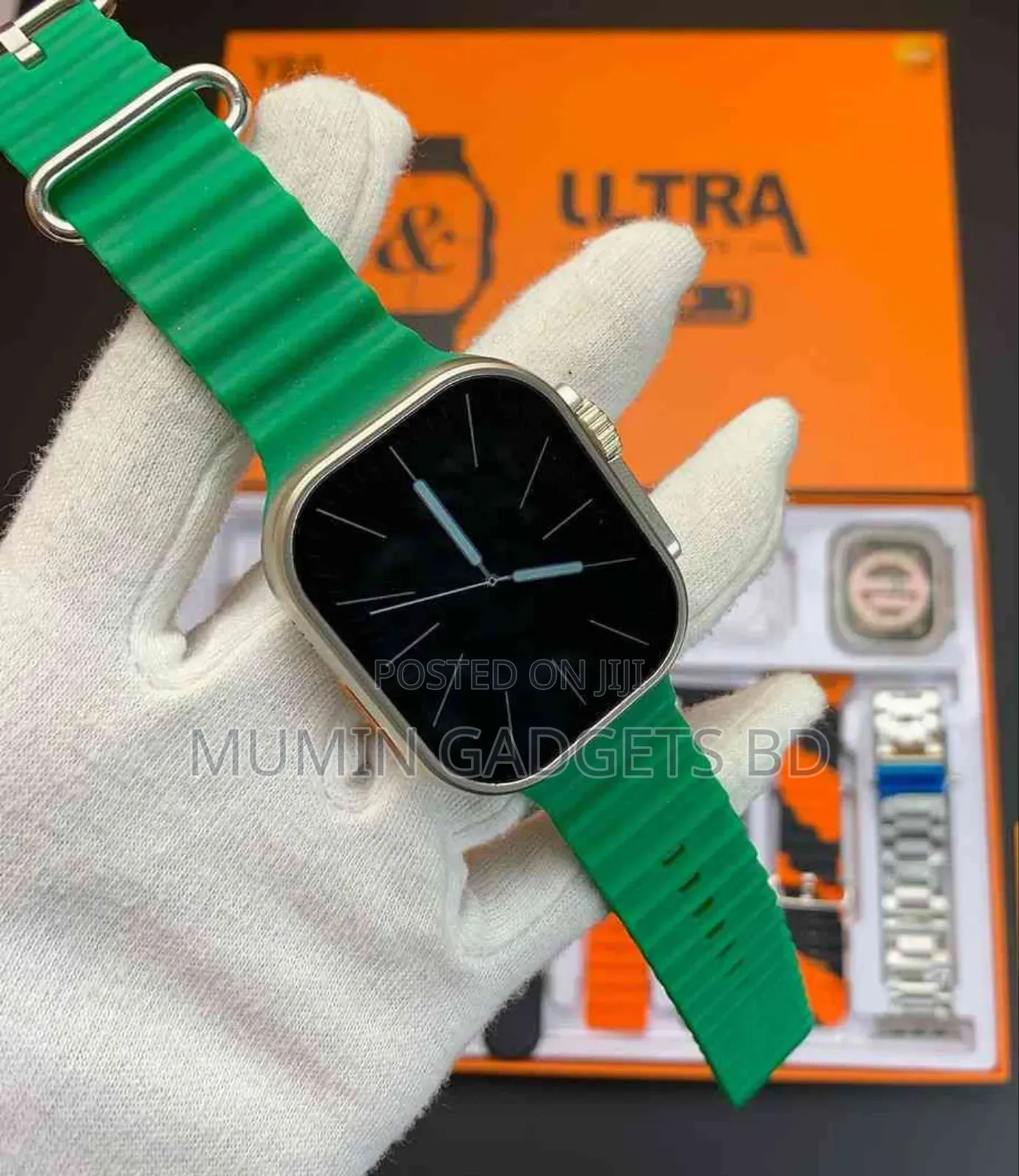 Y80 Ultra Smart Watch 8 in 1 Combo