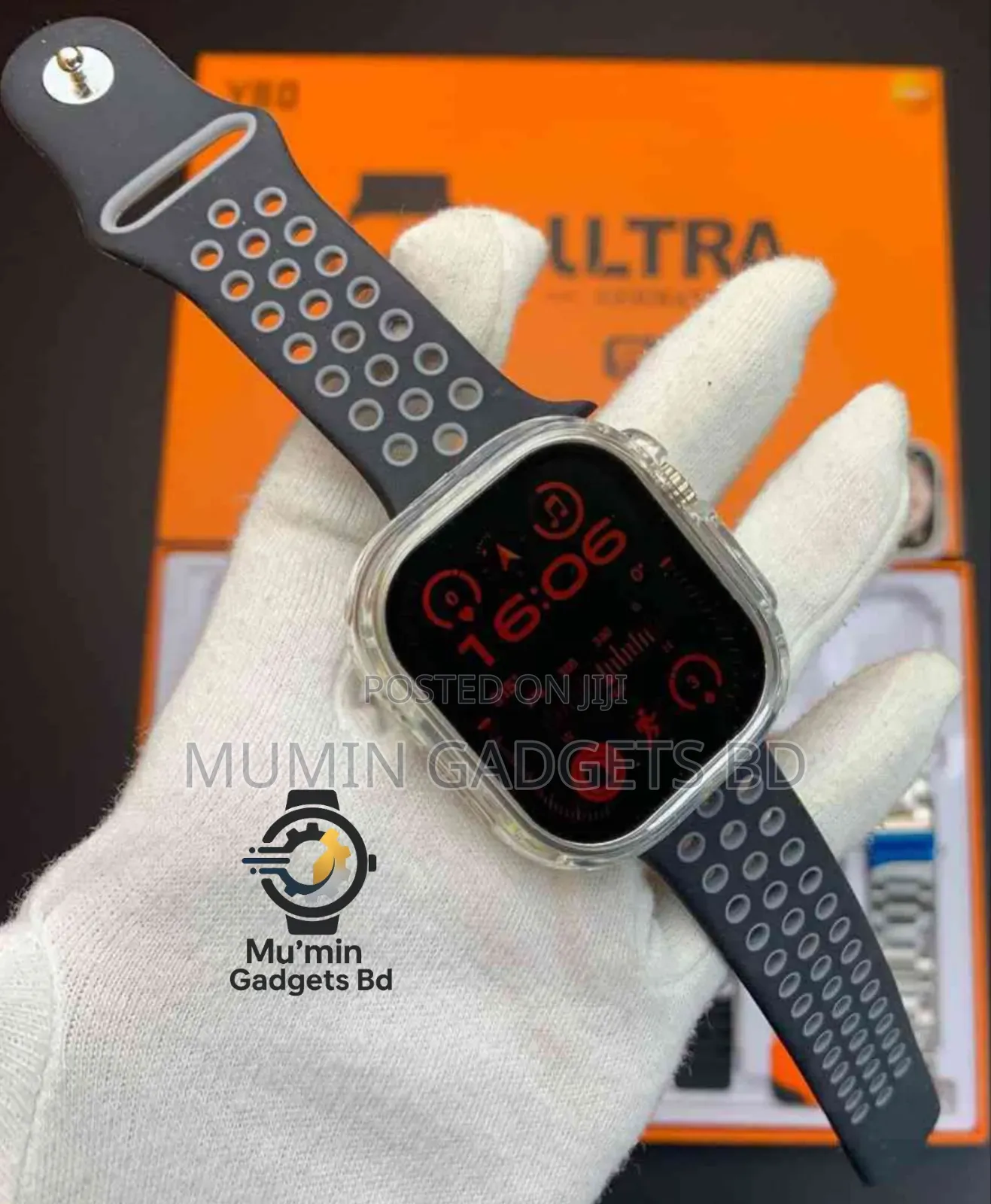 Y80 Ultra Smart Watch 8 in 1 Combo