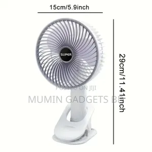 Rechargeable 3-in-1 Clip Fan – Portable, Adjustable