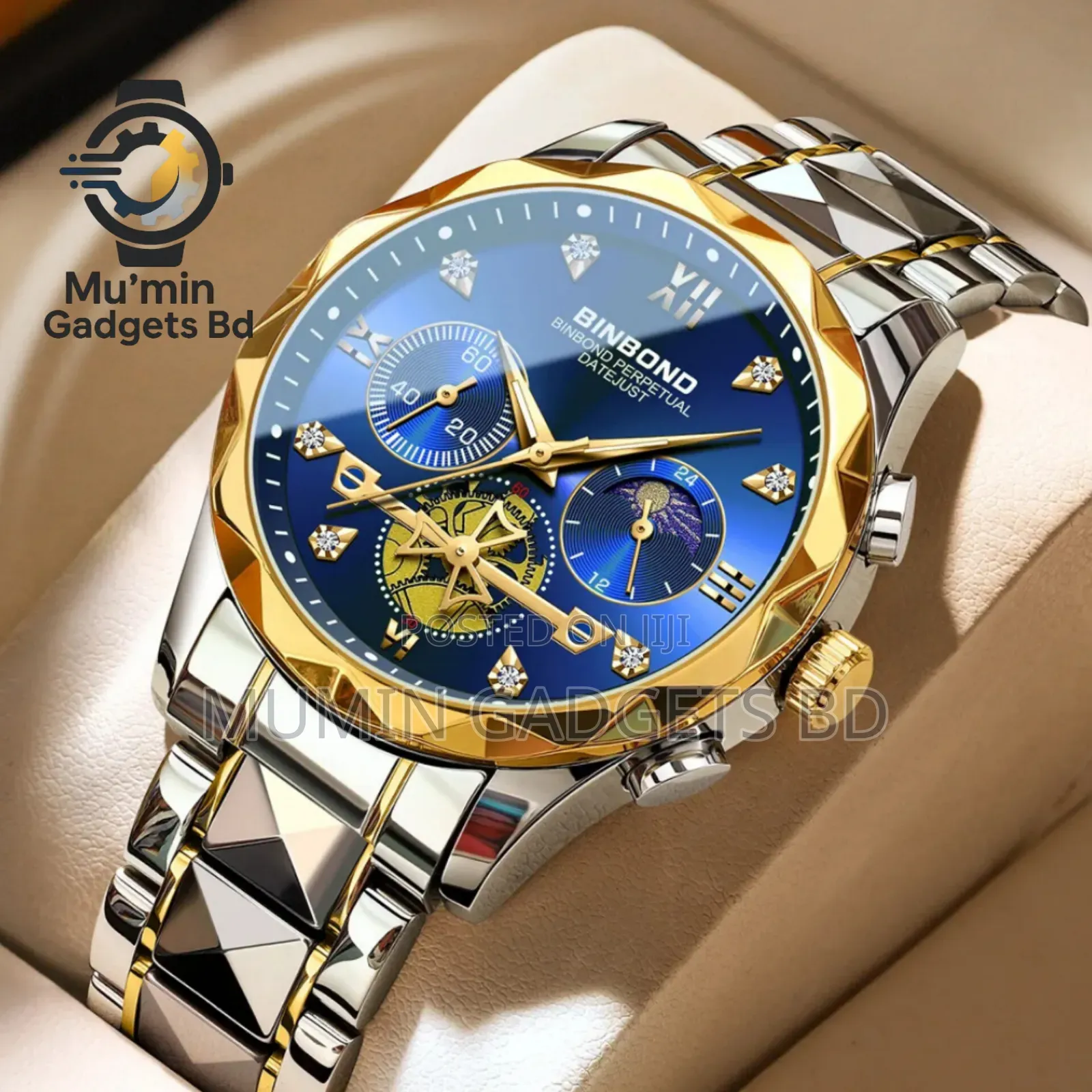 Binbond 2521 Luxury Brand Luminous Quartz Watch