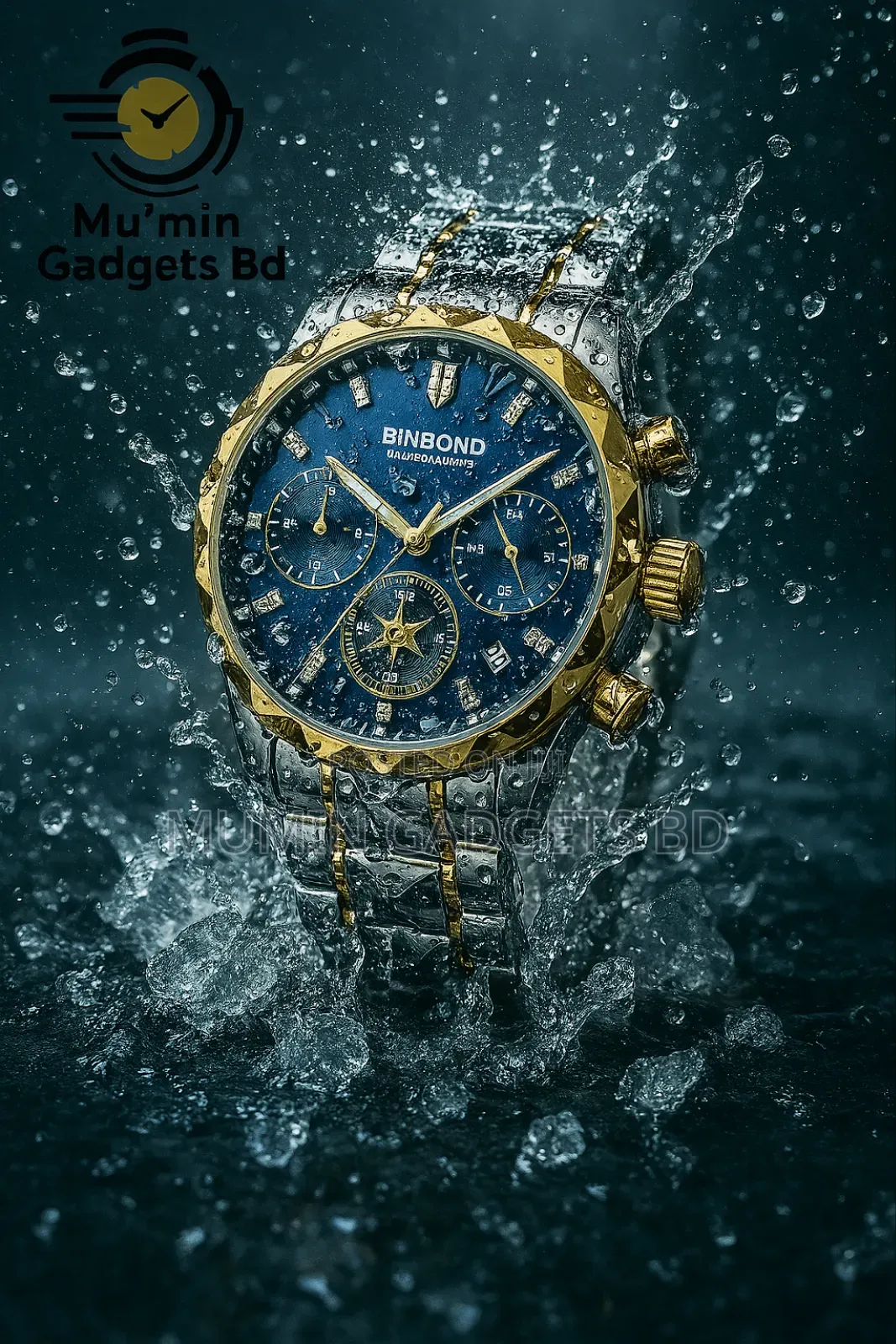 Binbond 2521 Luxury Brand Luminous Quartz Watch